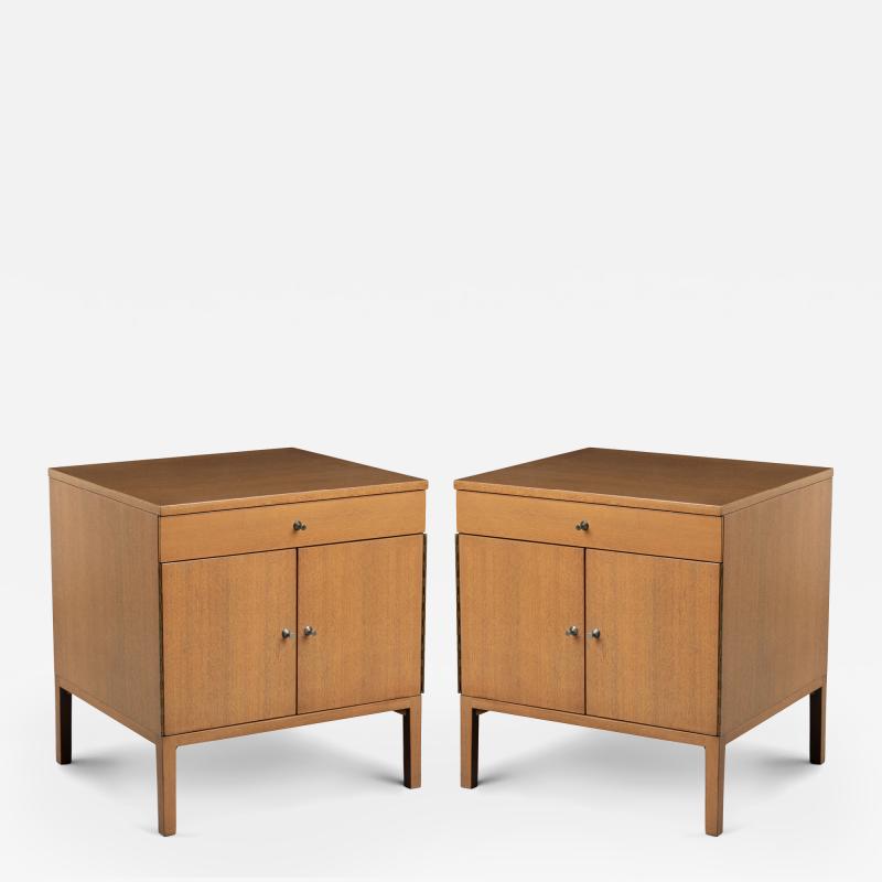 Paul McCobb McCobb for Calvin Nightstand End Tables in Mahogany Pair
