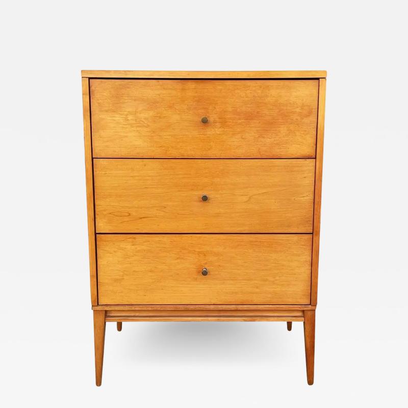 Paul McCobb Mid Century Modern Small Dresser or Tall Night Stand by Paul McCobb in Maple