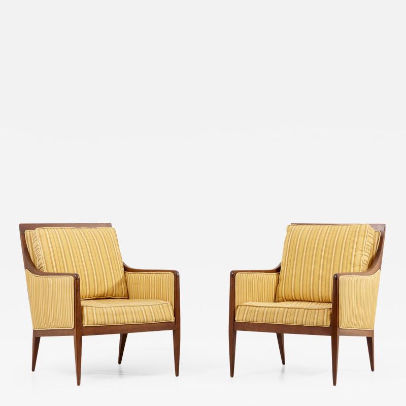 Paul McCobb Pair of Paul McCobb Lounge or Arm Chairs for Calvin USA 1950s