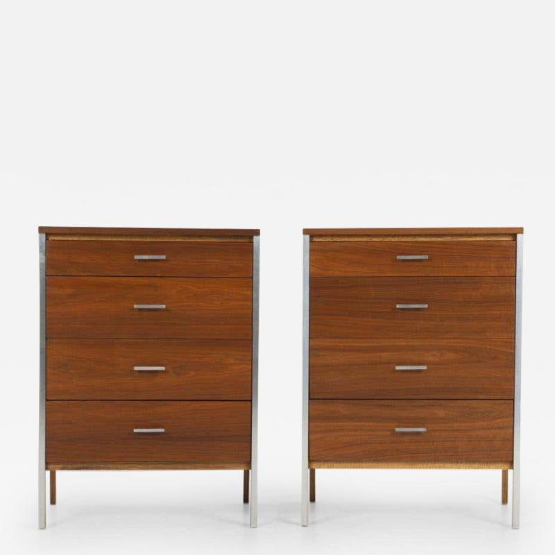 Paul McCobb Pair of Paul McCobb for Calvin Four Drawer Dressers