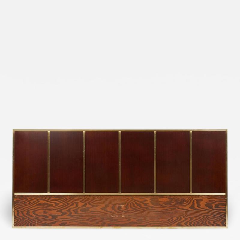 Paul McCobb Paul McCobb King Size Brass Frame Headboard