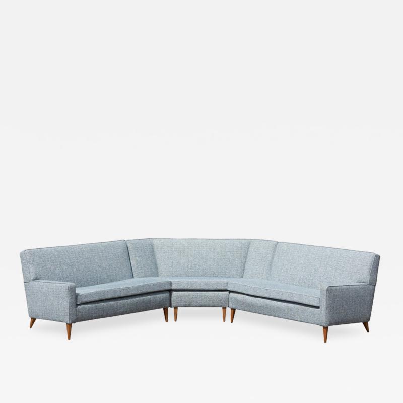 Paul McCobb Paul McCobb Sectional Corner Sofa Custom Craft Planner Group Newly Upholstered