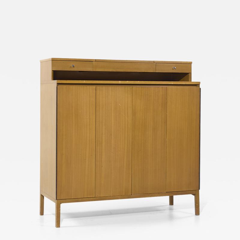 Paul McCobb Paul McCobb for Calvin Irwin Collection MCM Walnut Gentlemans Chest Dresser