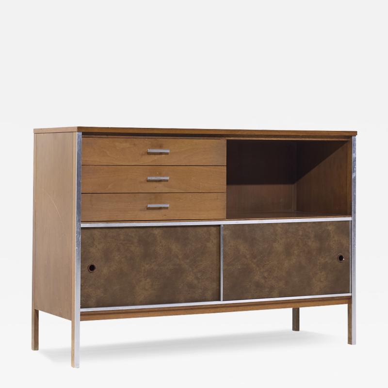 Paul McCobb Paul McCobb for Calvin Linear Mid Century Walnut Credenza