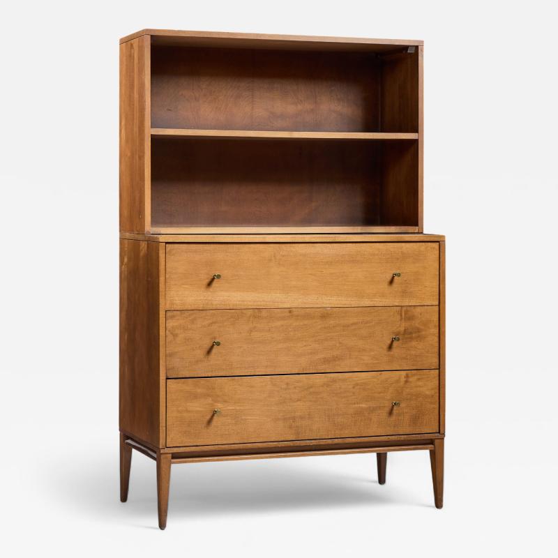 Paul McCobb Paul McCobb for Planner Group Mid Century Chest of Drawers with Hutch