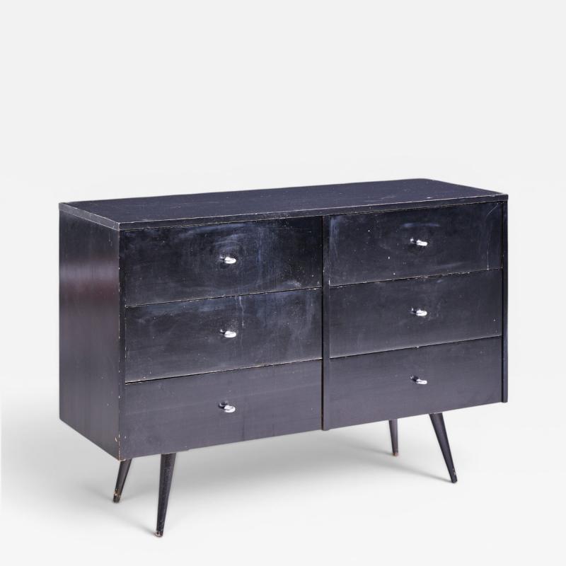 Paul McCobb Paul McCobb for Planner Group Mid Century Ebonized 6 Drawer Dresser