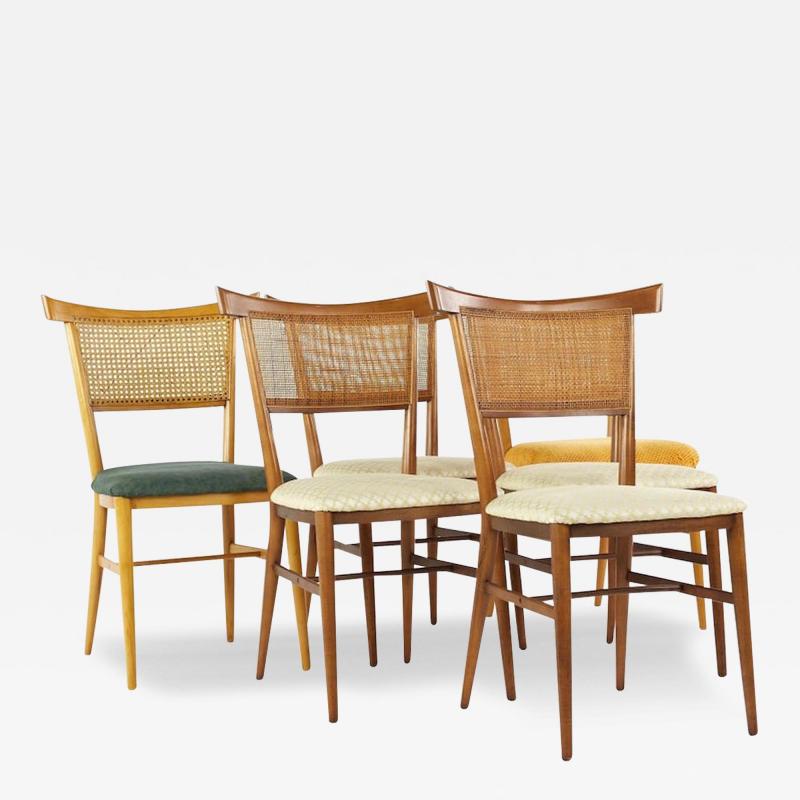 Paul McCobb Paul McCobb for Planner Group Winchendon Maple and Cane Dining Chairs Set of 6