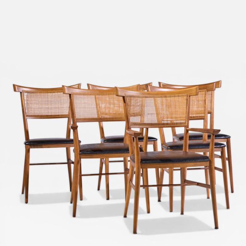 Paul McCobb Paul McCobb for Planner Group Winchendon Maple and Cane Dining Chairs Set of 6