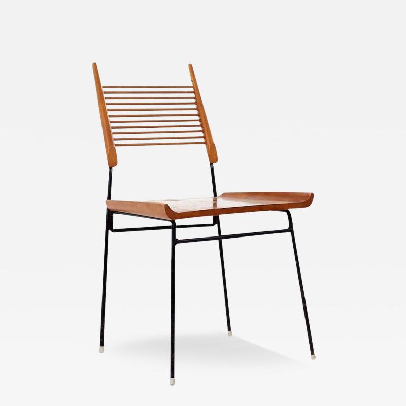 Paul McCobb Paul McCobb for Winchendon Mid Century Maple and Iron Model 1533 Shovel Chair