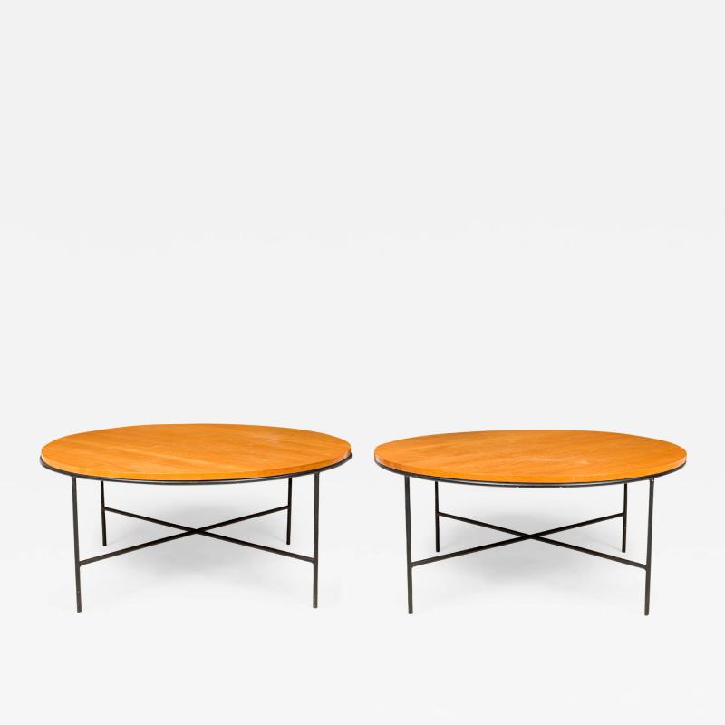 Paul McCobb Paul Mccobb For Winchendon Planner Group Circular Maple And Iron Coffee Table