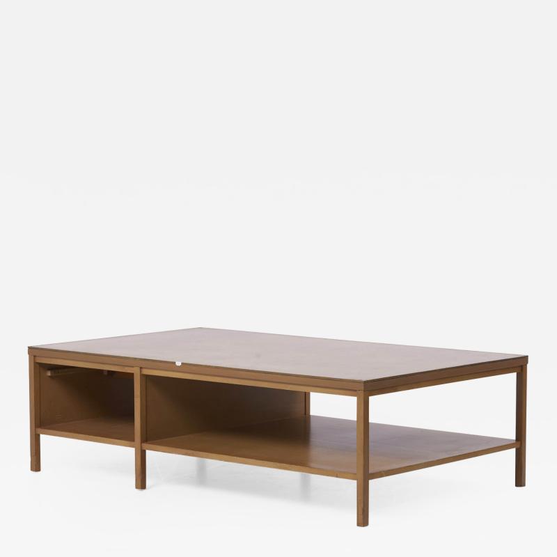 Paul McCobb Rare Paul McCobb Coffee Table with Leather Top for Calvin USA 1950s