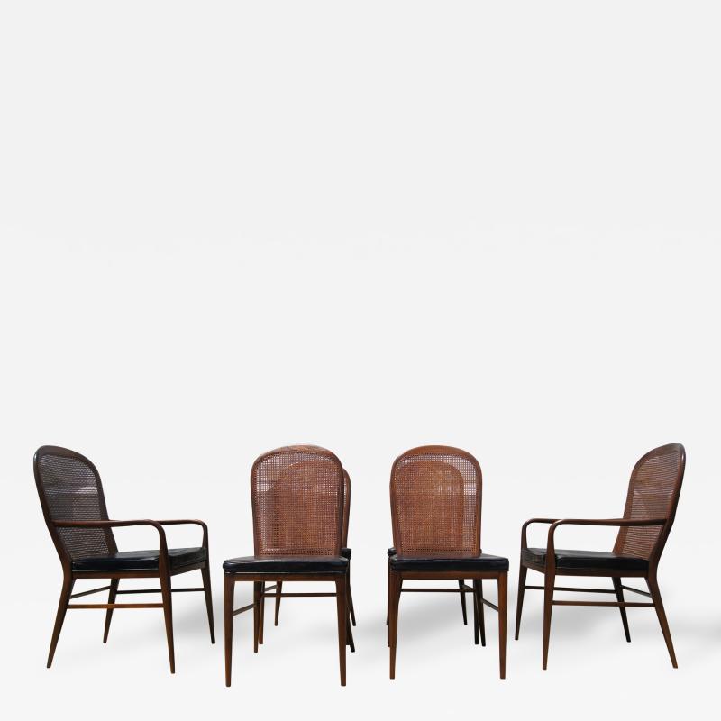 Paul McCobb Rare Set of Cane Dining Chairs by Paul McCobb for H Sacks