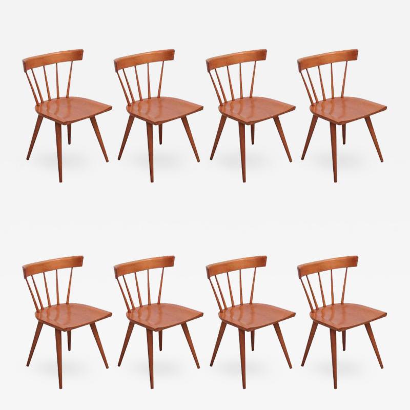 Paul McCobb Set of Eight Paul McCobb Spindle Back Chairs for Winchendon USA 1950s