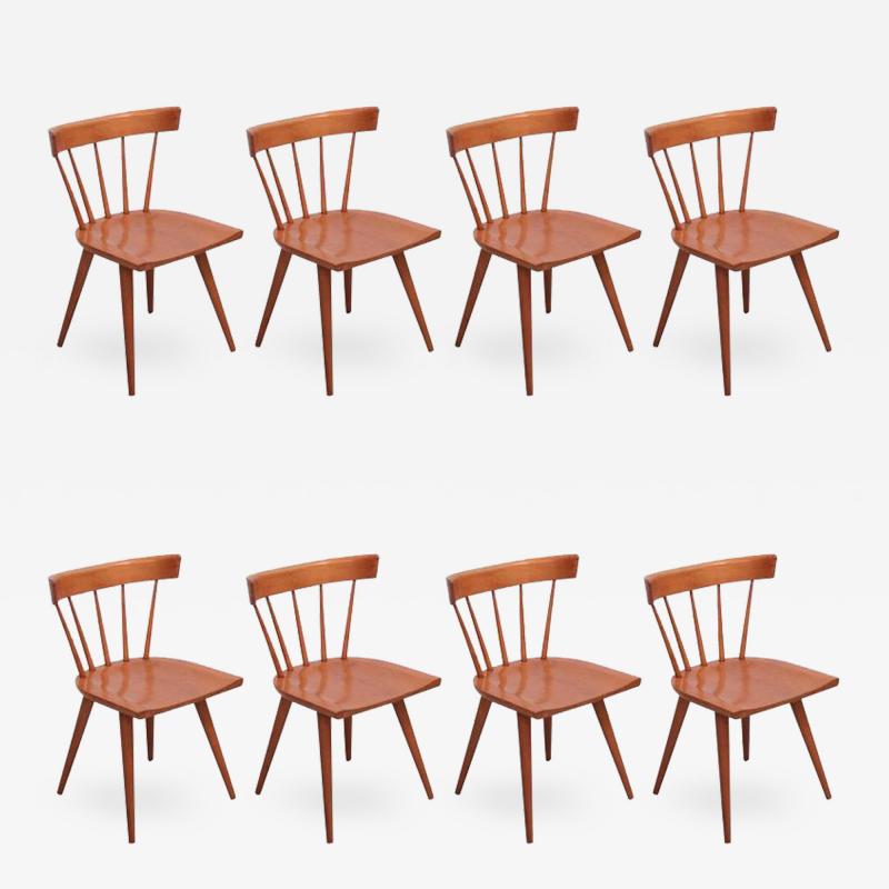 Paul McCobb Set of Eight Paul McCobb Spindle Back Chairs for Winchendon USA 1950s