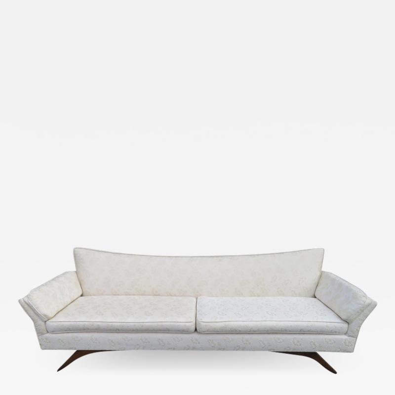 Paul McCobb Stunning Paul McCobb Style Bowtie Design Sofa Splayed Leg Midcentury
