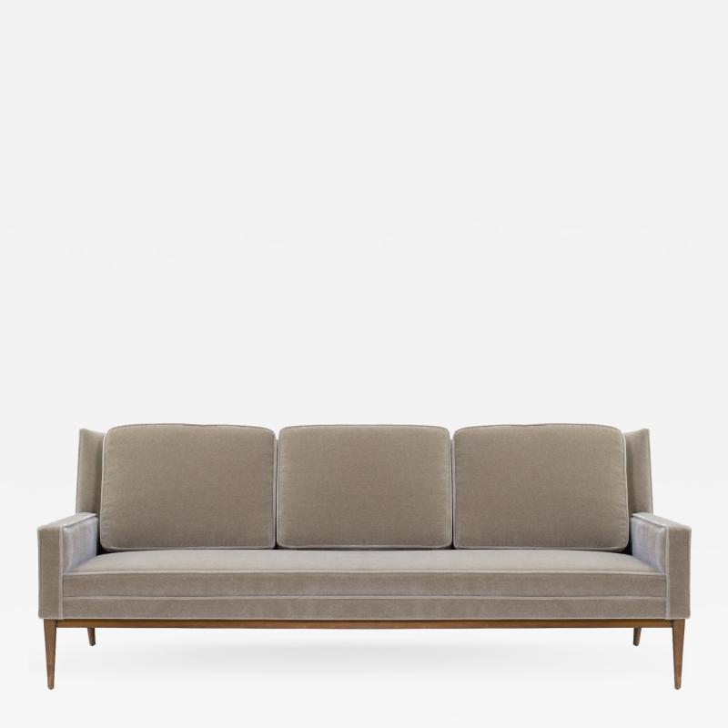 Paul McCobb Three Seat Model 1307 Sofa in Mohair by Paul McCobb for Directional