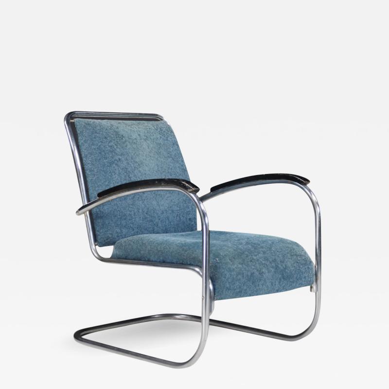 Paul Schuitema 1930s design Paul Schuitema chromed Bauhaus armchair