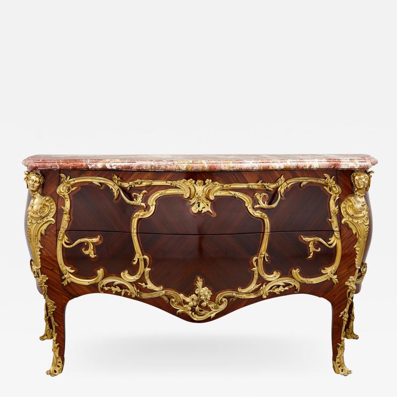 Paul Sormani Second Empire period ormolu mounted commode by Sormani