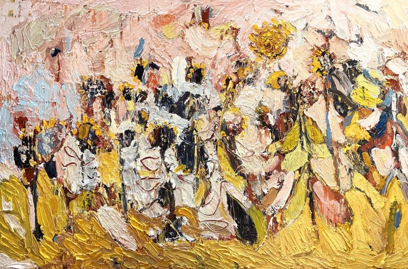 Paul Wadsworth Sunflowers