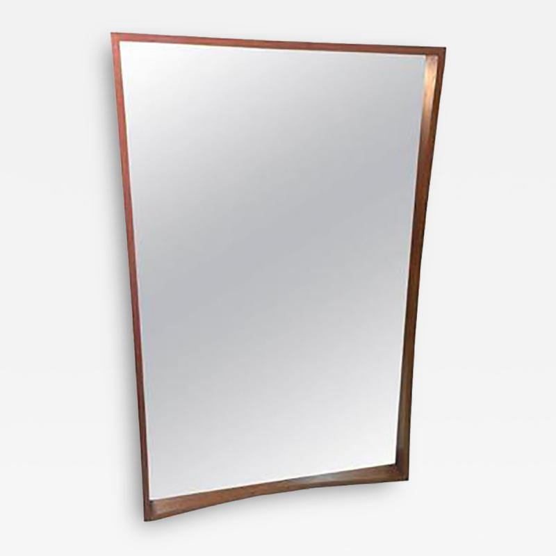 Pedersen Hansen Beautiful Modernist Danish Splined Teak Mirror