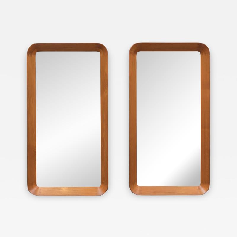 Pedersen Hansen Scandinavian Modern Pedersen Hansen Teak Wall Mirrors