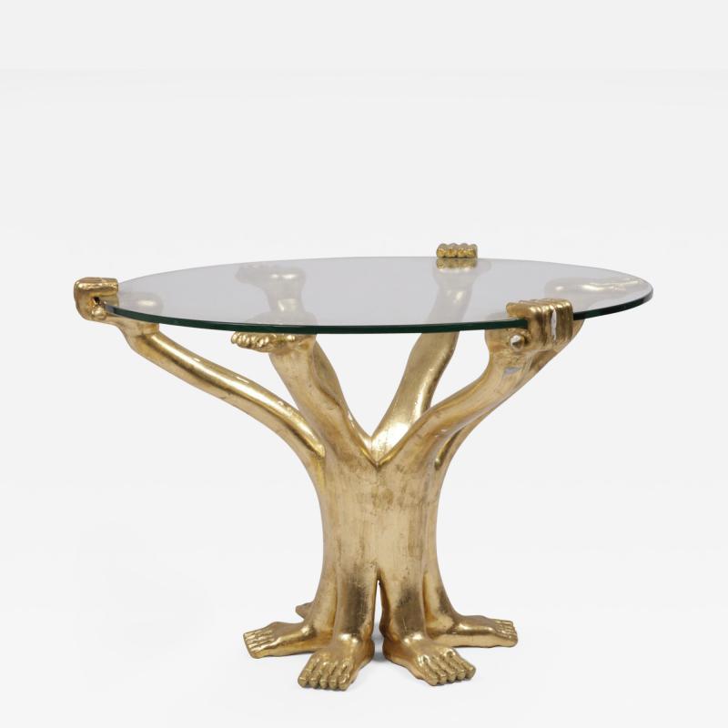 Pedro Friedeberg Pedro Friedeberg Gold Six Arm Table Signed