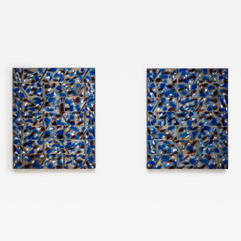 Pendant of abstract Compositions by Paolo de Poli Italy