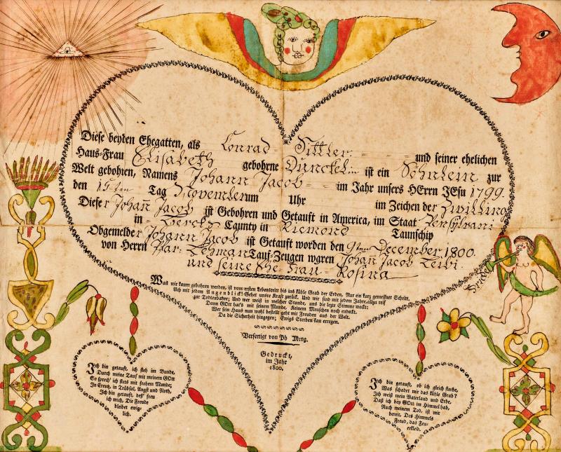 Pennsylvania German Fraktur