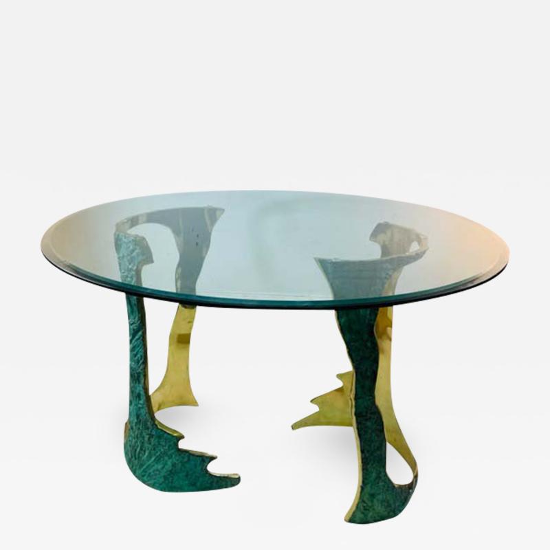 Pepe Mendoza ORGANIC MODERNIST PATINATED SCULPTED TABLE BASES