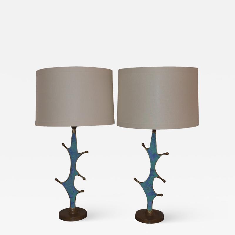 Pepe Mendoza Pair Pepe Mendoza table lamps 1950s