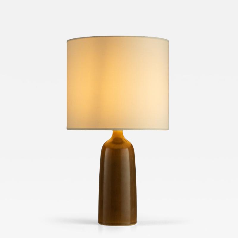 Per Linnemann Schmidt Hare s Fur Glaze Table Lamp by Palshus Denmark 1960s