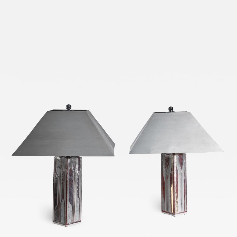 Per Rehfeldt Per Rehfeldt pair of stoneware table lamps Denmark
