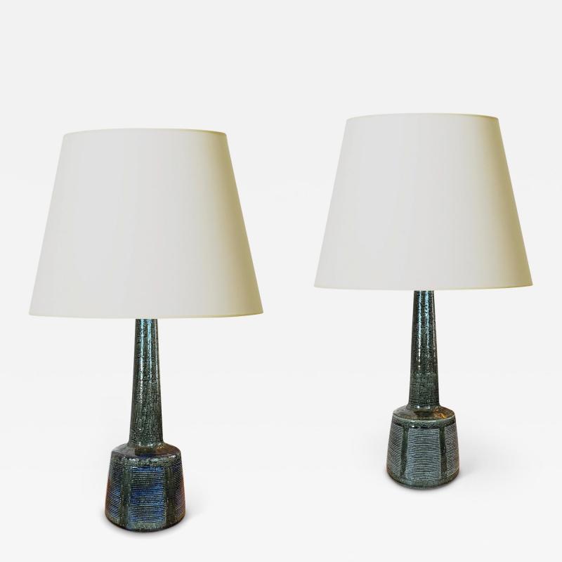 Per and Annelise Linnemann Schmidt Pair of Table Lamps by Palshus