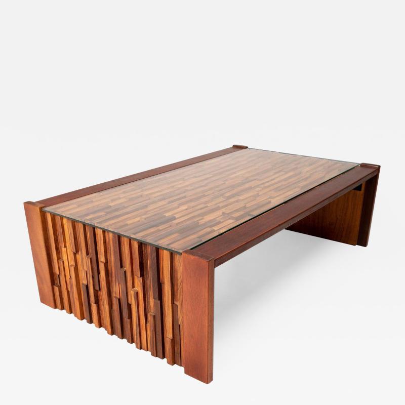 Percival Lafer Brazilian Modern Percival Lafer Coffee Long Coffee Table c 1970s