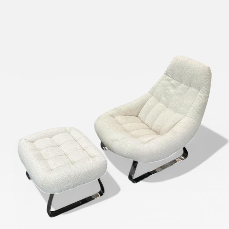 Percival Lafer MP 163 Lounge Chair with Ottoman Percival Lafer 1976 Lot 651A