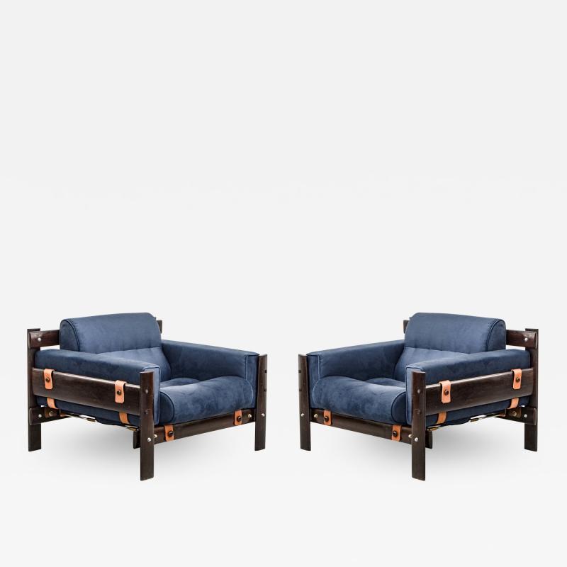 Percival Lafer Pair of MP 51 Armchair Percival Lafer Brazilian Mid Century Modern