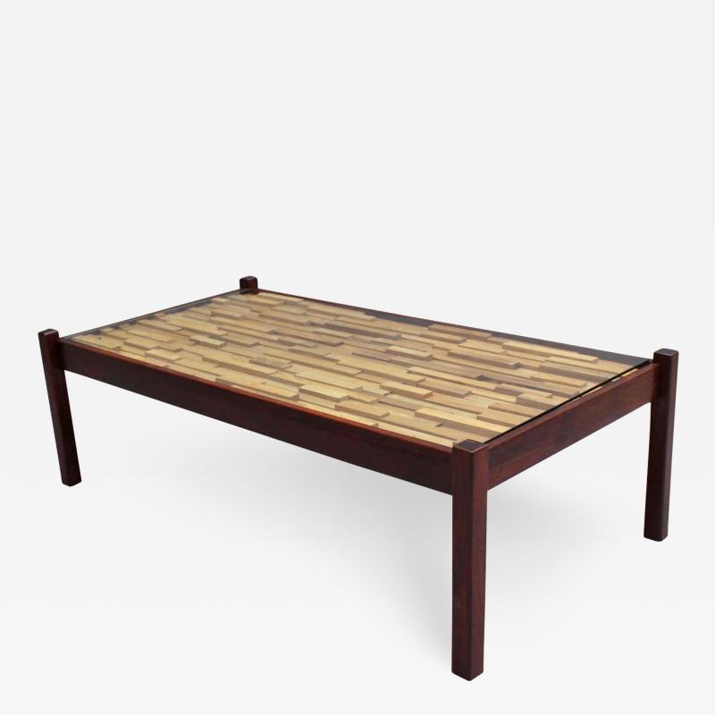 Percival Lafer Sculptural 1960s Brazilian Coffee Table by Percival Laffer