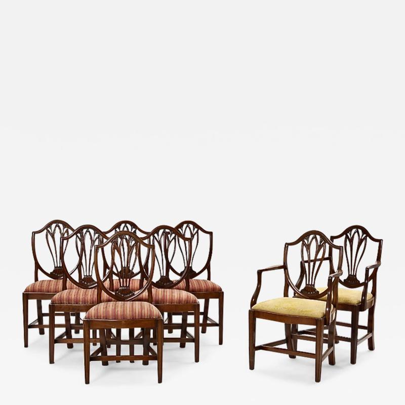 Period George III Hepplewhite Dining Chairs c 1780 1785