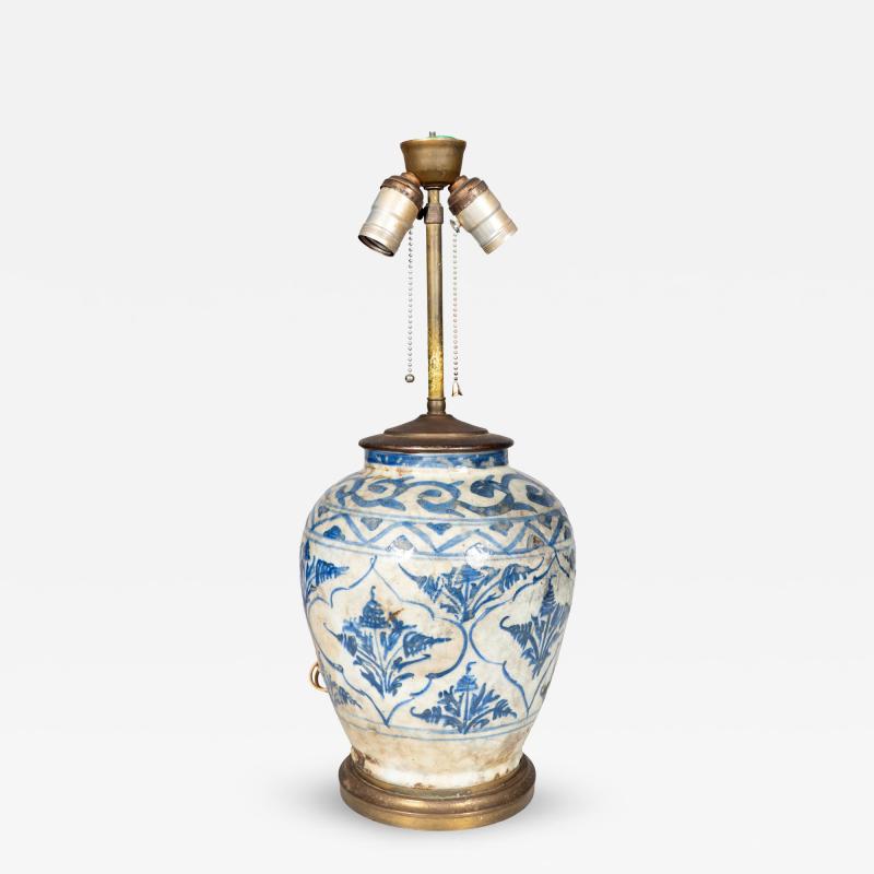 Persian Pottery Table Lamp