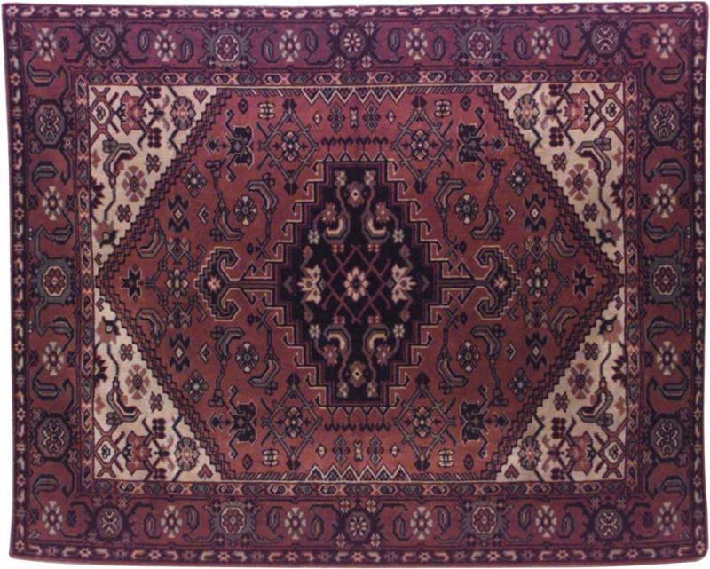 Persian Red Velvet Table Cover