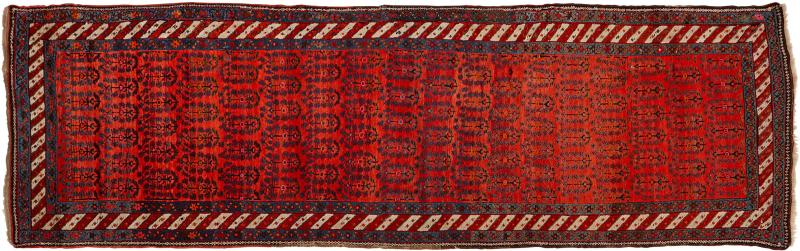 Persian red wool carpet hall runner