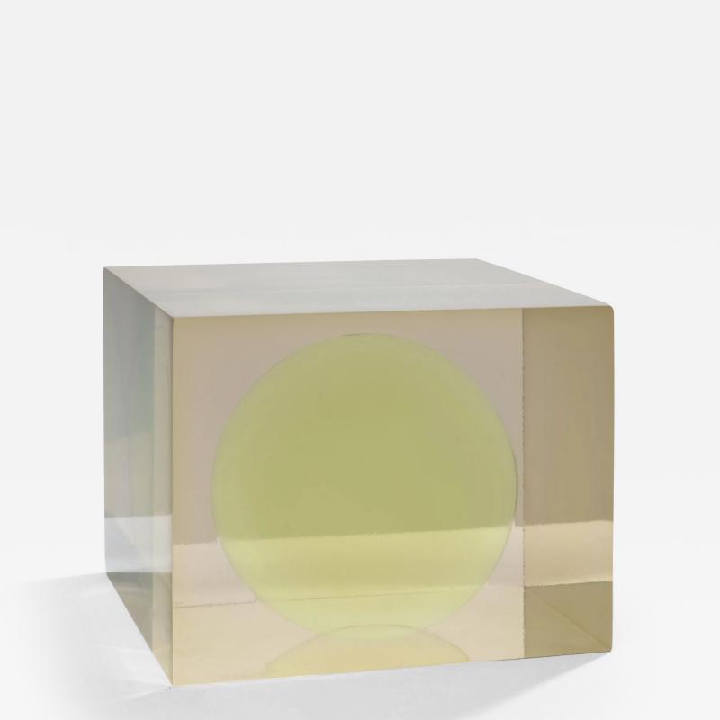 Peter Alexander CUBE WITH GREEN SPHERE