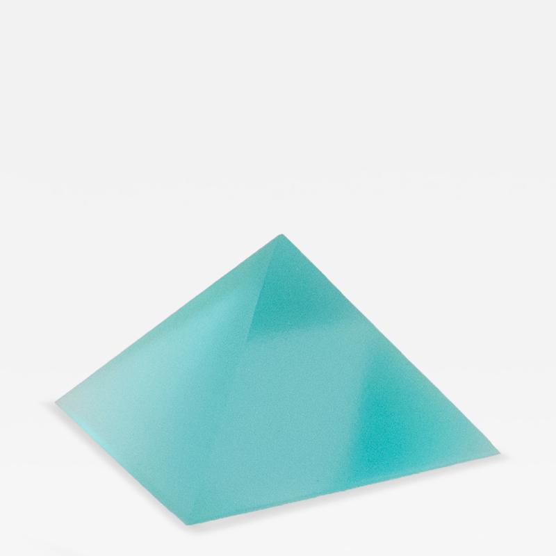 Peter Alexander Untitled Aqua Urethane Pyramid 