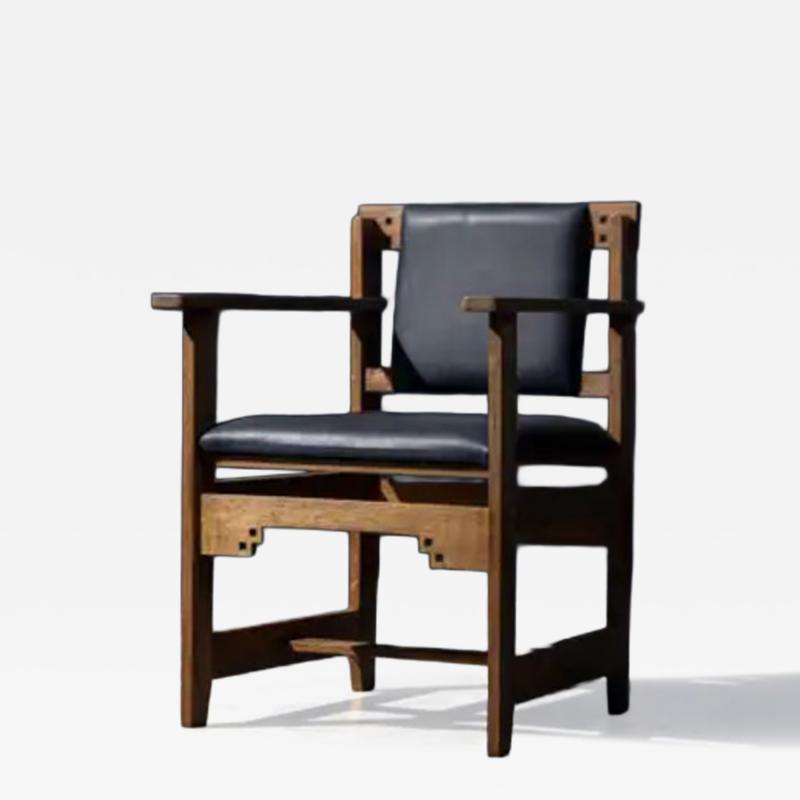 Peter Alphonsus Maria Art Deco Armchair by Alphonse Siebers Netherlands 1920s