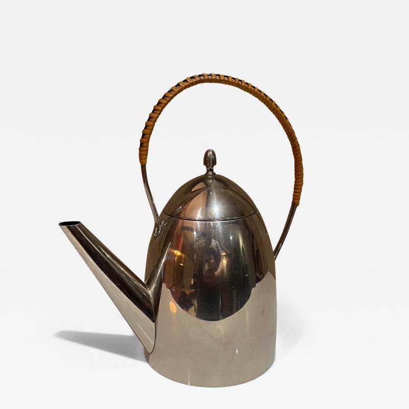 Peter Behrens 1940s Bauhaus Stainless Tea Kettle Pot Style Peter Behrens