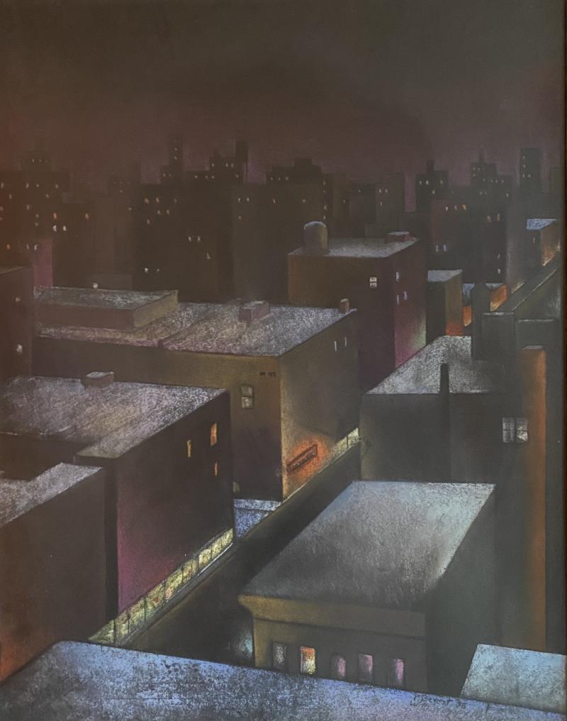 Peter Berent Nocturnal New York City Skyline