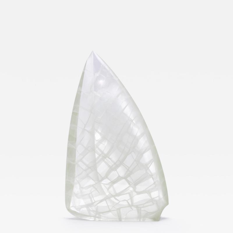 Peter Bremers Modern Abstract Glass Sculpture Traveling XI by Peter Bremers
