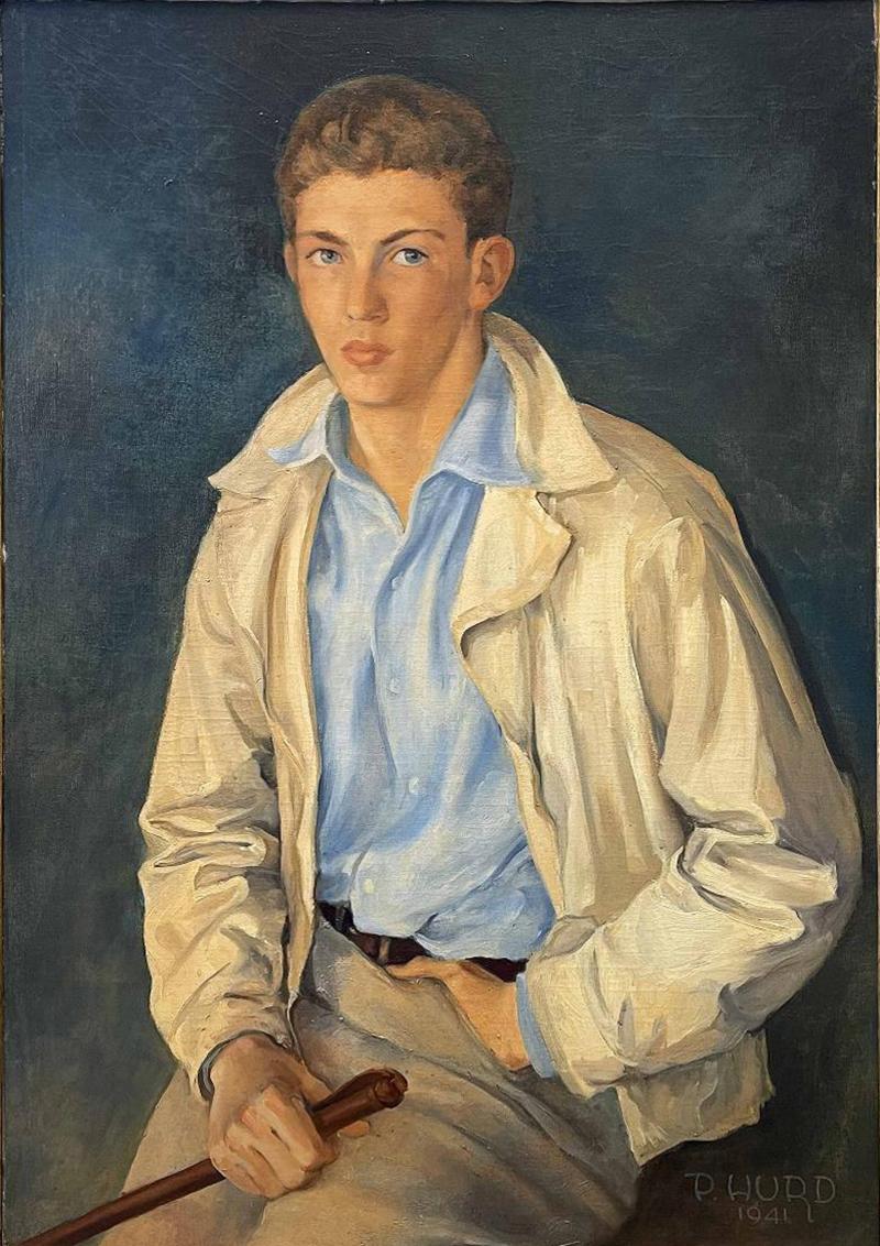 Peter Hurd Portrait of a Young Jockey by Peter Hurd American 1904 1984 