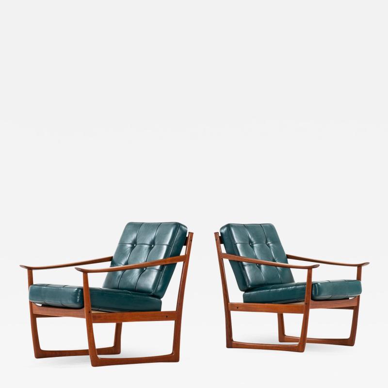 Peter Hvidt Orla M lgaard Nielsen Sleigh Easy Chairs Produced by France Daverkosen