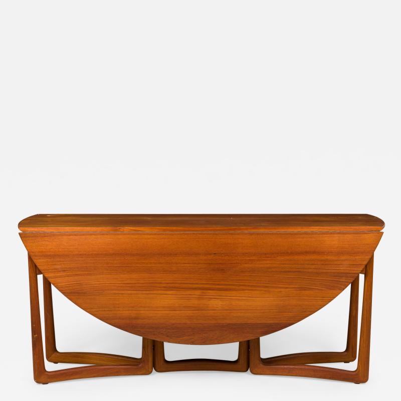 Peter Hvidt Peter Hvidt Danish Mid Century Gate Leg Drop Leaf Console Dining Table